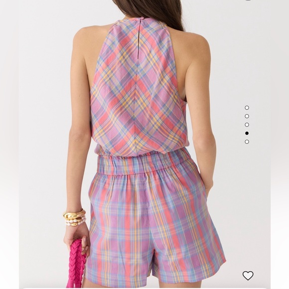 NWT J. Crew Amber Linen Top in Sunset Linen Plaid Sz XL MSRP $79.50 - Picture 3 of 9